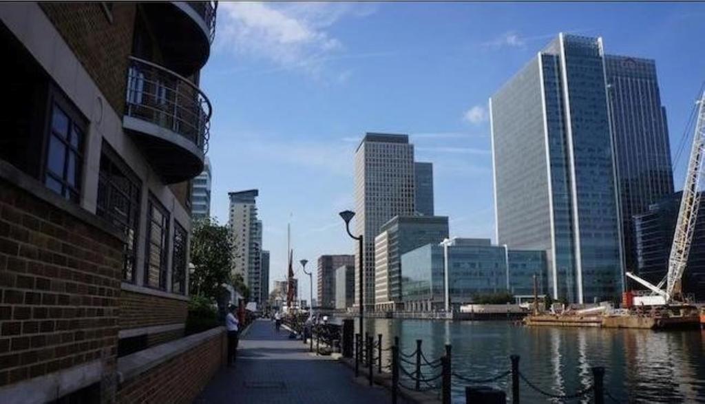 Apartment Wharf - Meridian Place ロンドン エクステリア 写真